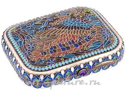 俄罗斯银, 俄罗斯银烟盒