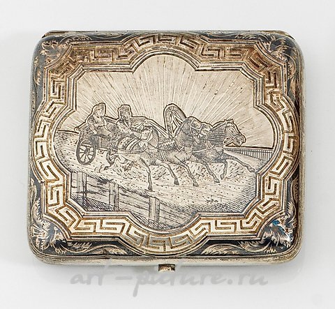 俄罗斯银, 香烟盒