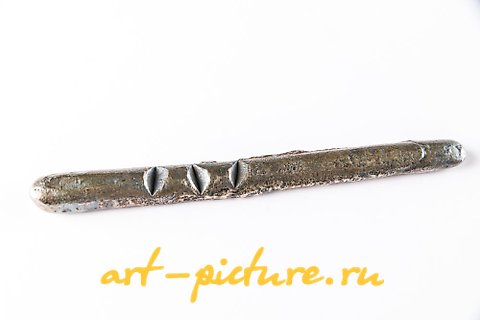 Russian silver, WORLD COINS AND CURRENCY: BAR SHAPED MEDIEVAL SILVER GRIVNA.