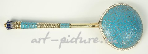 俄罗斯银, 银制勺子，用于果酱/蜂蜜。