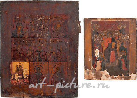 Русское серебро, Икона с изображением Деисуса