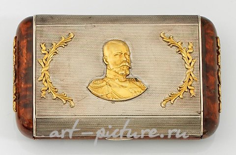 俄罗斯银, 烟斗盒