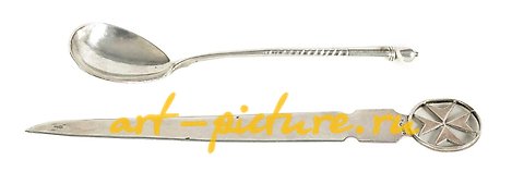 俄罗斯银, 俄罗斯银勺和银纸刀