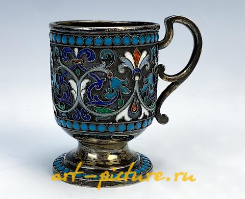 俄罗斯银, 俄罗斯银饰品，19世纪末。