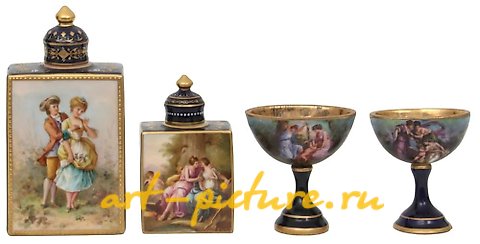 维也纳皇家瓷器, 两个维也纳皇家瓷盘