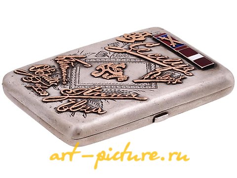 俄罗斯银, 银镀金和尼尔斯烟盒