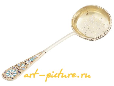 俄罗斯银, 皇家俄罗斯镀金银勺子。