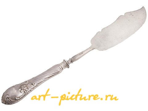 俄罗斯银, 俄罗斯银质鱼刀。