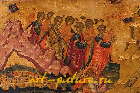 俄罗斯银, 威尼斯-克里特岛起源的图标，描绘了博士的敬拜