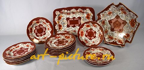 维也纳皇家瓷器, 组装的东方瓷器碎块