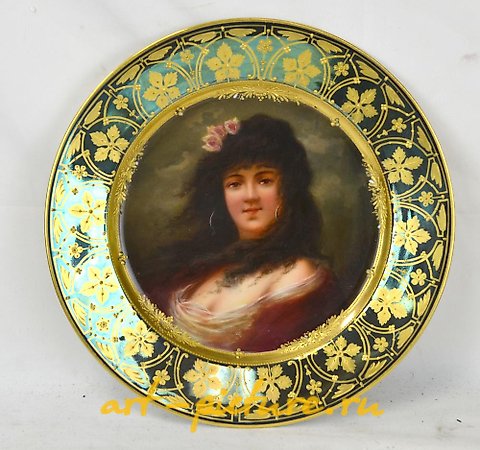 维也纳皇家瓷器, 皇家维也纳盘，签名Wayner