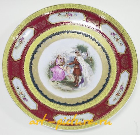 维也纳皇家瓷器, 皇家维也纳瓷器带盖人像瓮