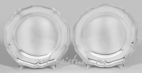 A few rare, heavy Baroque plates.