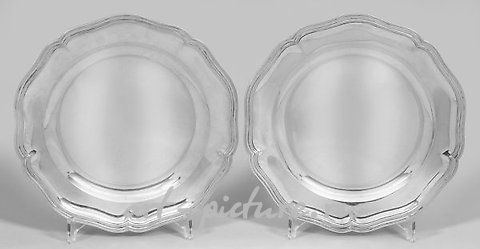 A few rare, heavy Baroque plates.