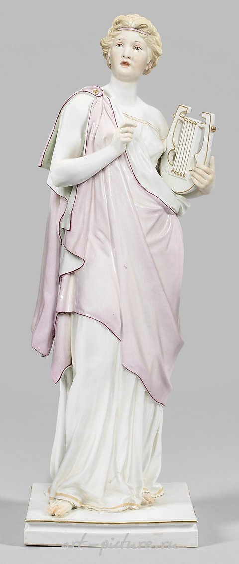 大型美森瓷雕像《音乐的寓意》