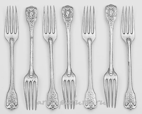 Sentence of seven Baroque forks