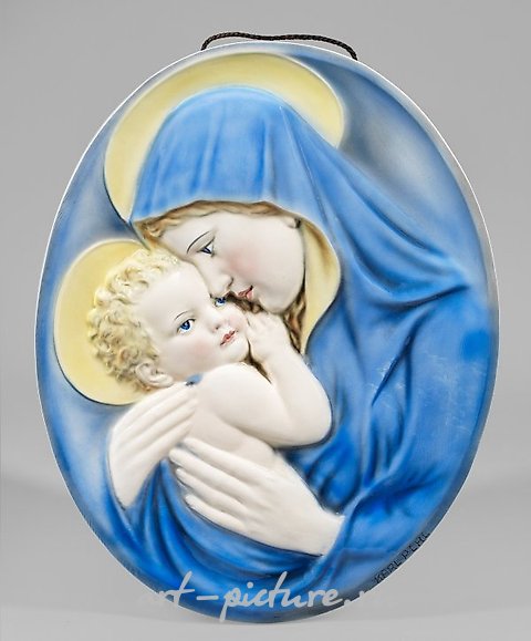 Madonna Wall Relief by Karl Perl for Keramos

This exquisite masterpiece, crafted by the talented artist Karl Perl for the renowned Keramos studio, is a stunning Madonna wall relief that captivates the viewer with its profound beauty and spiritual es