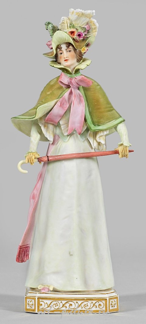 Rare Figure "Lady with Umbrella"