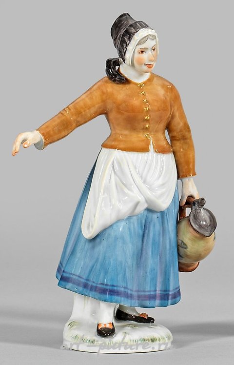 Trachtenfigur "Mönchguterin" translates to "Traditional Costume Figure 'Mönchguterin'."