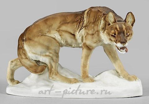 Art Nouveau Animal Figure "Wolf"