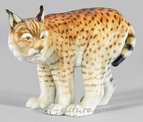 Art Nouveau Animal Figure "Young Lynx"