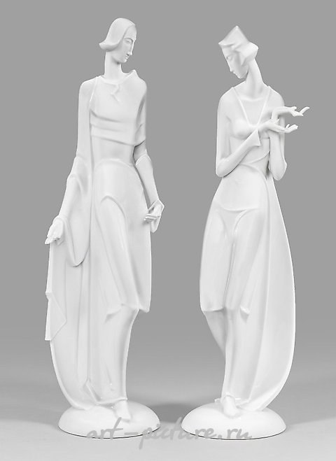 Art Deco figurine pair "Prince" and "Princess"