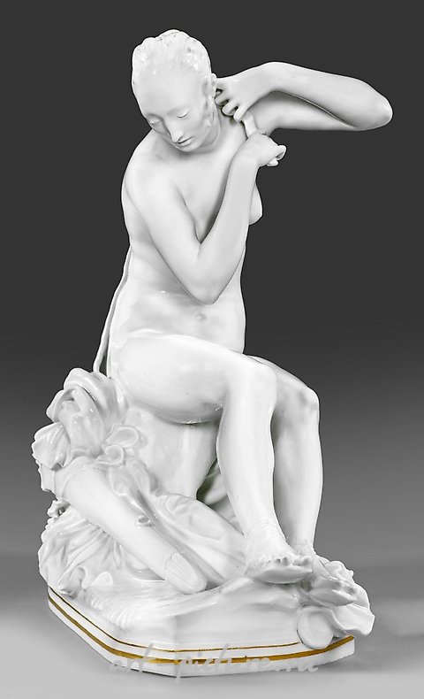 Art Deco Figure "Seated Diana"