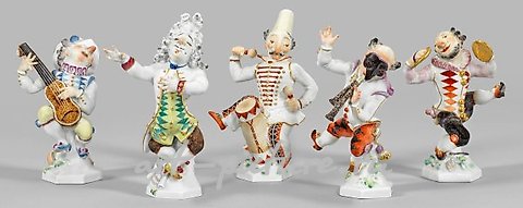 Complete series of figures of the "Intermezzo Dwarves' Orchestra"