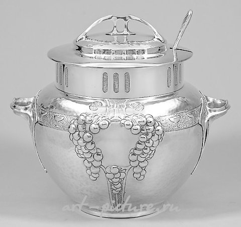 Impressive Art Nouveau Punch Bowl