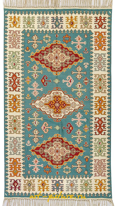 An antique Kelim carpet