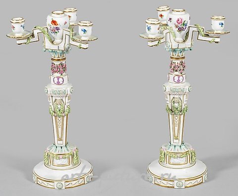 A pair of magnificent girandoles in the Louis XVI style.