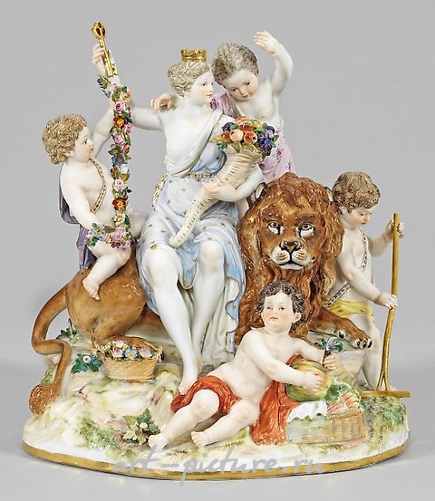 Allegorical Figure Group "The Earth"