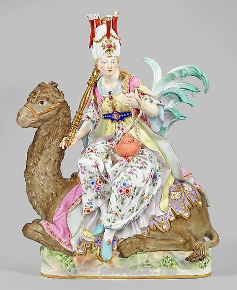 Great allegorical figure group "Asia"