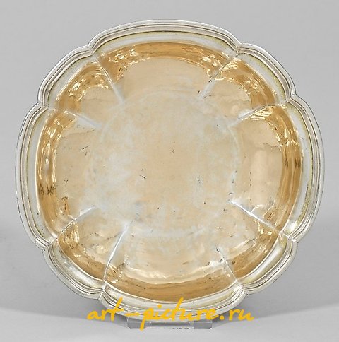 Heavy Biedermeier serving dish