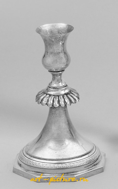 Small Biedermeier table candlestick
