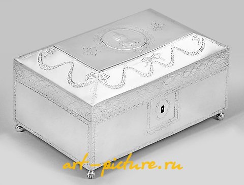 Extraordinary, classical coin casket