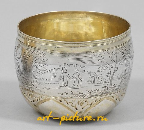 Barocker Faustbecher translates to "Baroque Fist Goblet" in English.