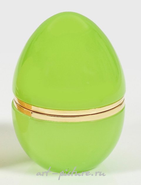Art Deco-Box in egg shape