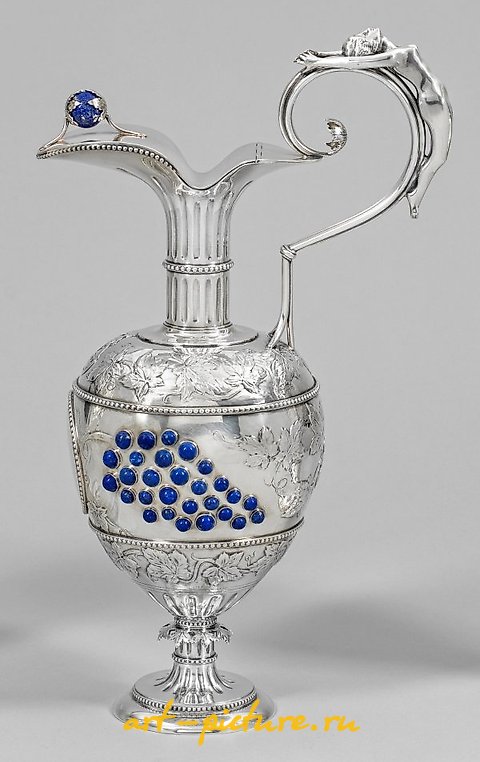 Extraordinarily decorative wine jug
