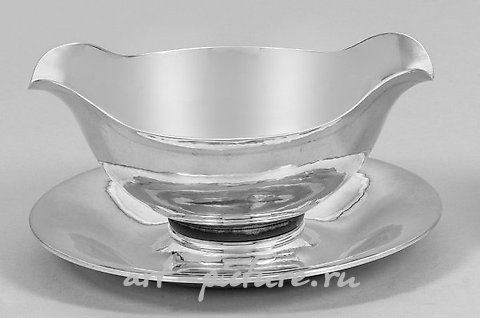 Extremely rare sauce boat by Evald Nielsen.