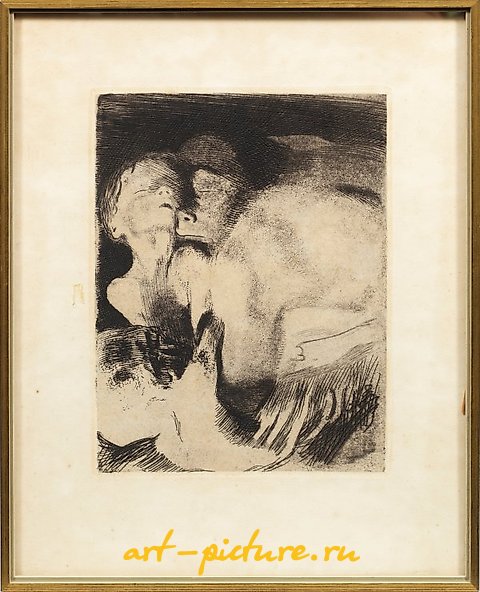 Käthe Kollwitz was a remarkable German artist known for her profound and emotive works. Born in 1867 in Königsberg, she dedicated her life to capturing the human experience through her art. Kollwitz's oeuvre primarily consisted of drawings, prints, a