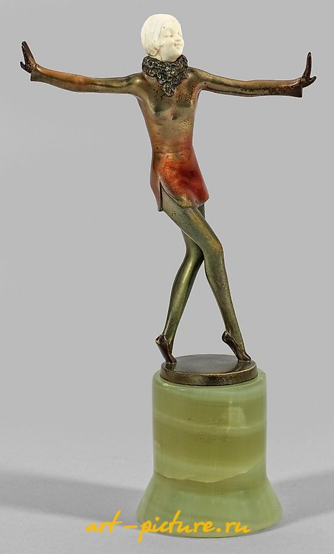 Josef Lorenzl was an Austrian sculptor and ceramic artist who was active during the Art Deco period. He was born on September 1, 1892, in Vienna, Austria, and died on August 15, 1950, in the same city. Lorenzl is renowned for his elegant and graceful