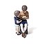 Porcelain figure (statuette) "Tom and Willy (two boys, two brothers). Denmark, Copenhagen, Bing & Grondahl.