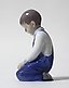 "Boy with a bucket. Denmark, Copenhagen, Bing & Grondahl."