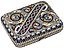 RUSSIAN SILVER CLOISONNE ENAMEL CIGARETTE CASE