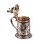 铸造的镀金银杯