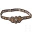 A Russian silver and niello belt, Tbilisi, 1896 - 1908
