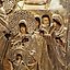 Russian icon 18/19th century, painted wood with...