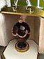 24K gold egg Theo Faberge Swag, limited edition from 1985.