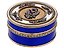 IMPERIAL RUSSIAN GILT SILVER ENAMEL DIAMONDS BOX